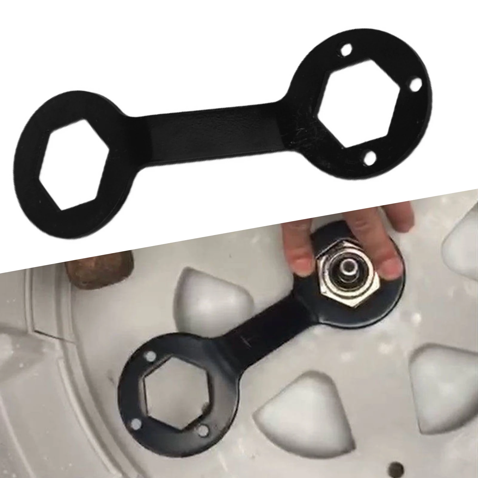 

Washing Machine Clutch Wrench Dismantling Maintenance Tool Cleaning Wrench 36/38mm Nut Thickening Long Sleeve Spanner Hand Tools