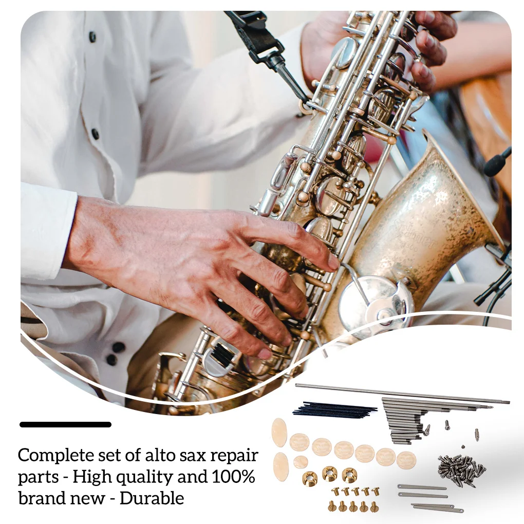 

Pack of 101 Alto Sax Repairing Key Shaft Professional Saxophone Musician
