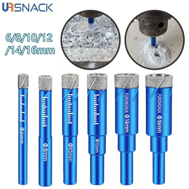 

5 мм, 6 мм, 8 мм, 10 мм, 12 мм, 14 мм, 16 мм, сверло для пайки сухой плитки, мраморный гранит, Стекловидная Плитка, открывалка для отверстий