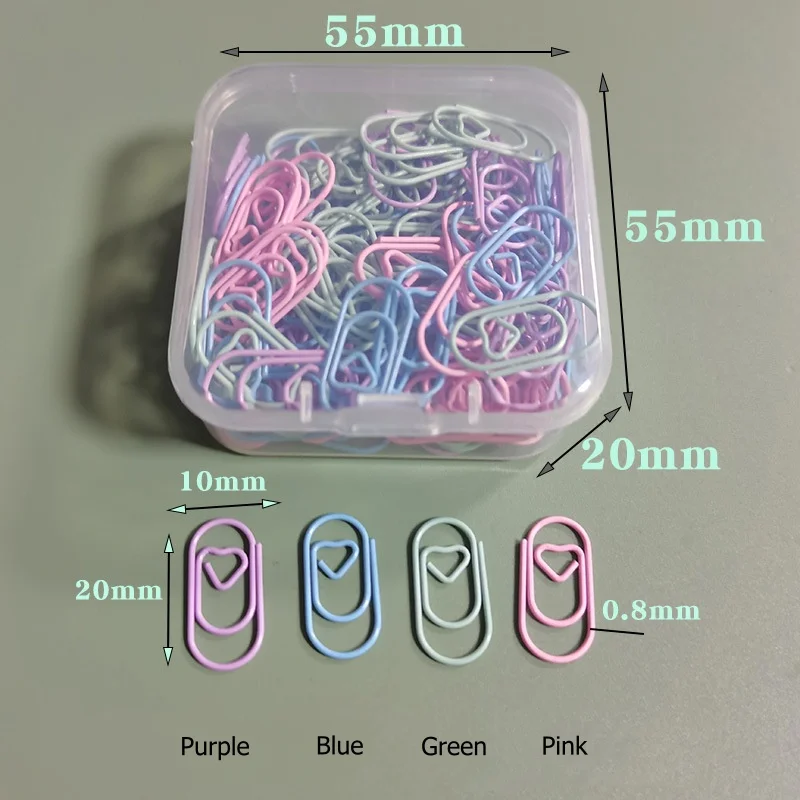 

Металлические сердечные скрепки для бумаг