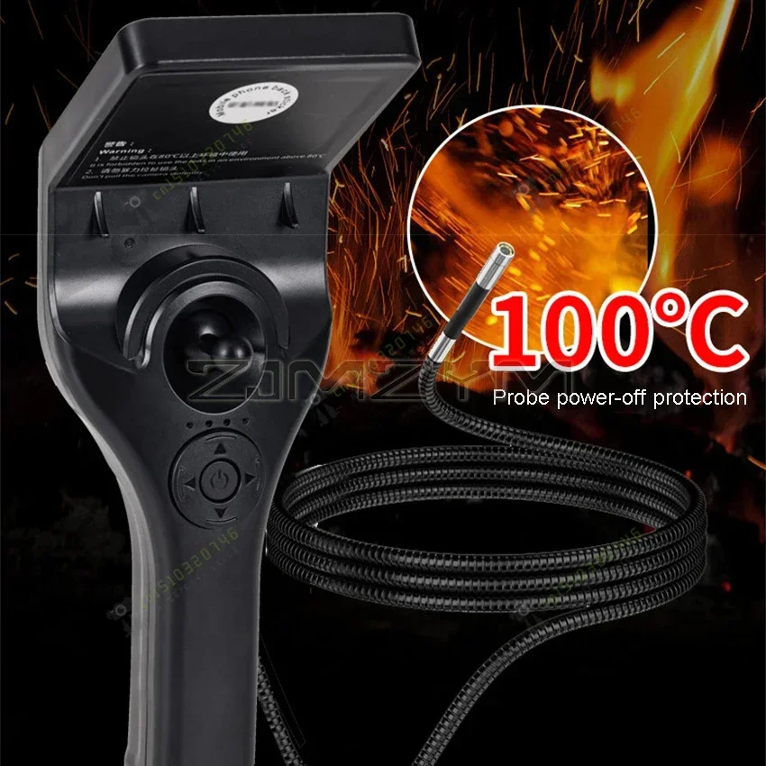 Эндоскоп поворотный 2/4 способа 6 0 мм 1 м Wi-Fi 1080P термостойкий двигатель угольный