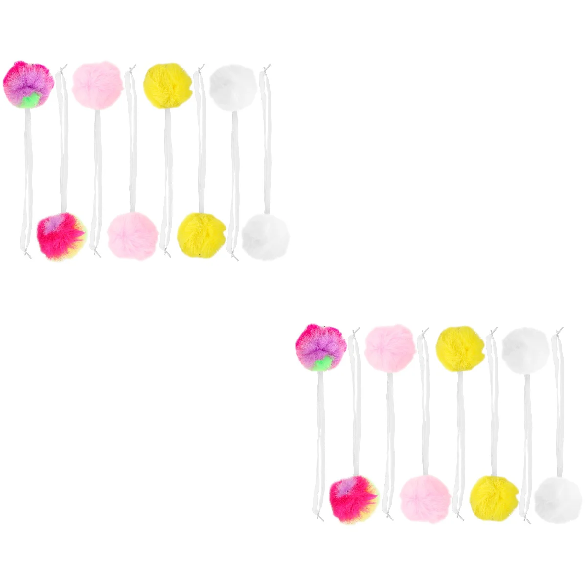 

16 Pcs Skate Decoration Ice Skates Pom Poms Roller Laces Skating Decorative Accessories Artificial Fur