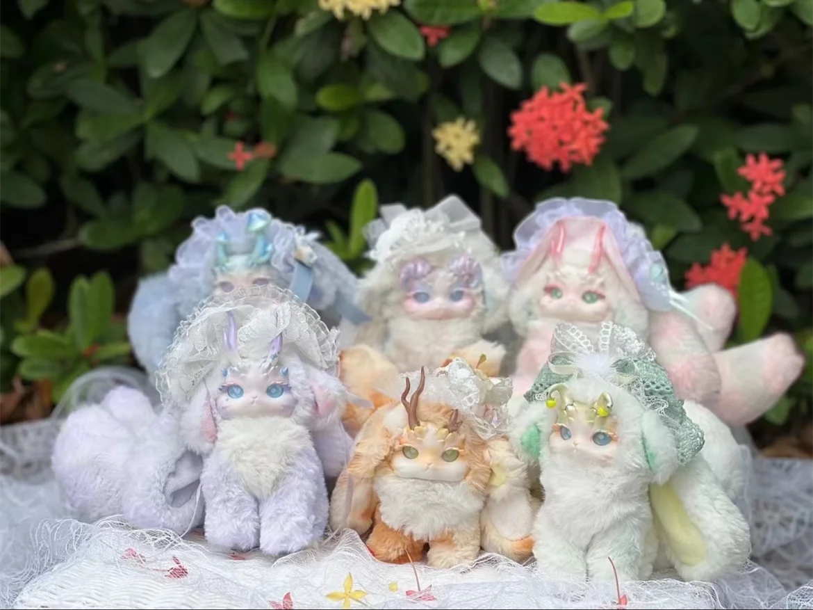 Фото Оригинальный Tutulong Fantasy Forest Tea Party слепая коробка случайная коробка тайная коробка-сюрприз кролик кукла-дракон игрушка подарки на день рождения №5