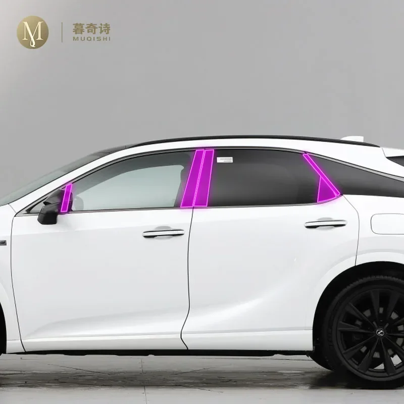 Для Lexus RX 350 450 500 2022-2023 Автомобильный внешний вид B C оконная стойка PPF Защитная