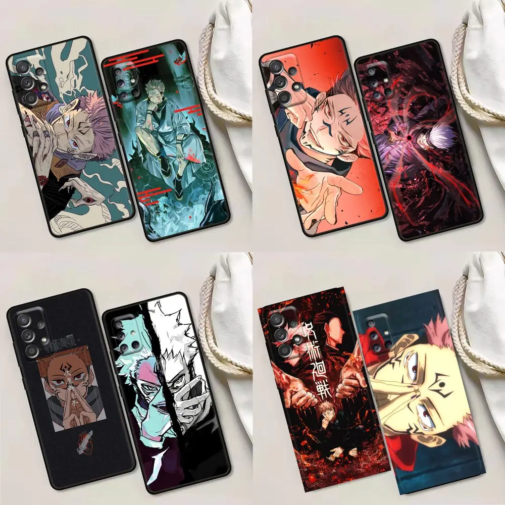 

Phone Case for Samsung A01 A02 A03s A11 A12 A21s A32 A41 A72 A52s 5G A91 A91s Soft Case Anime Manga Jujutsu Kaisen