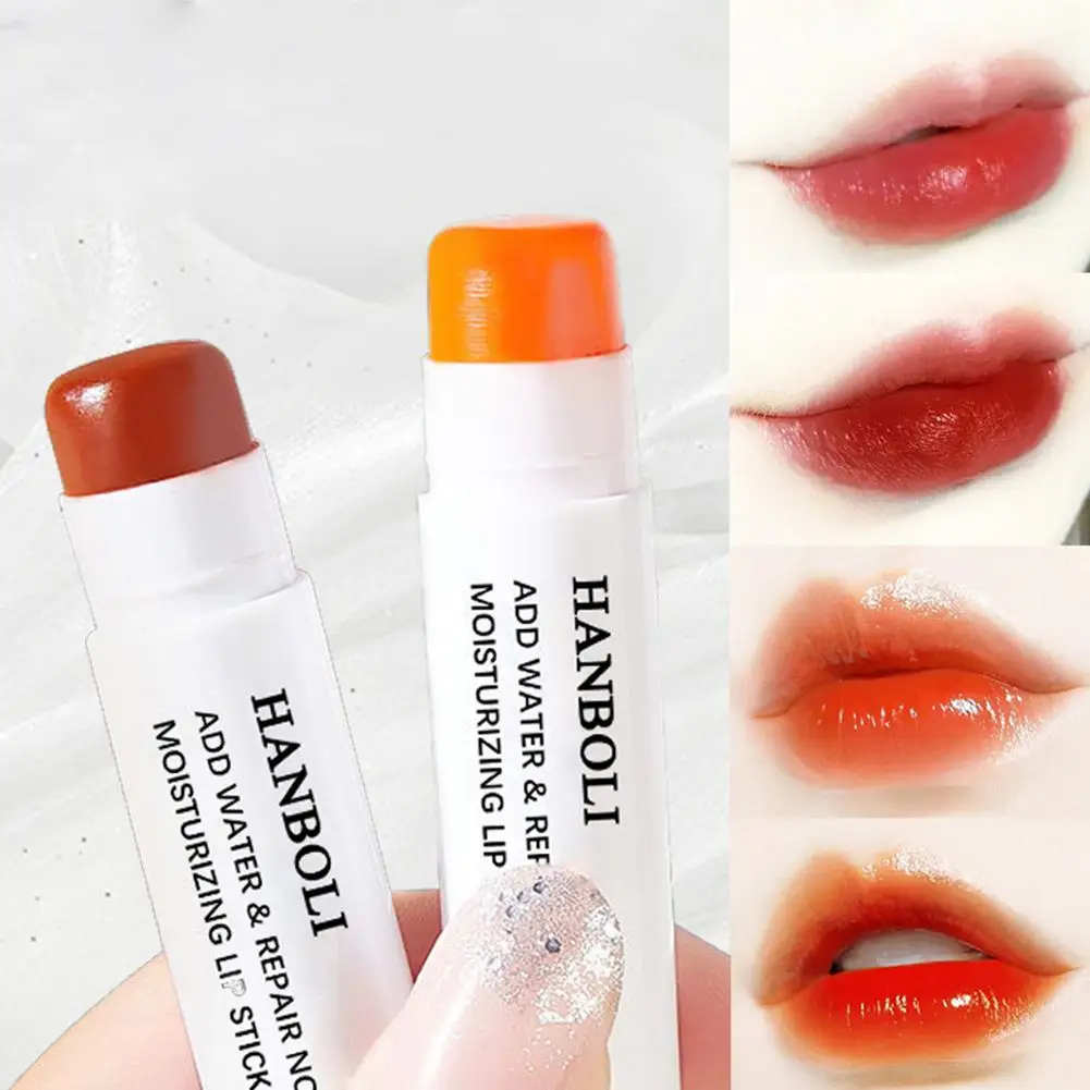 

2Pcs Moisturizing Lip Balm Korean Cosmetics Color Changing Lipstick Long Lasting Makeup Waterproof Tinted Lip Gloss for Women