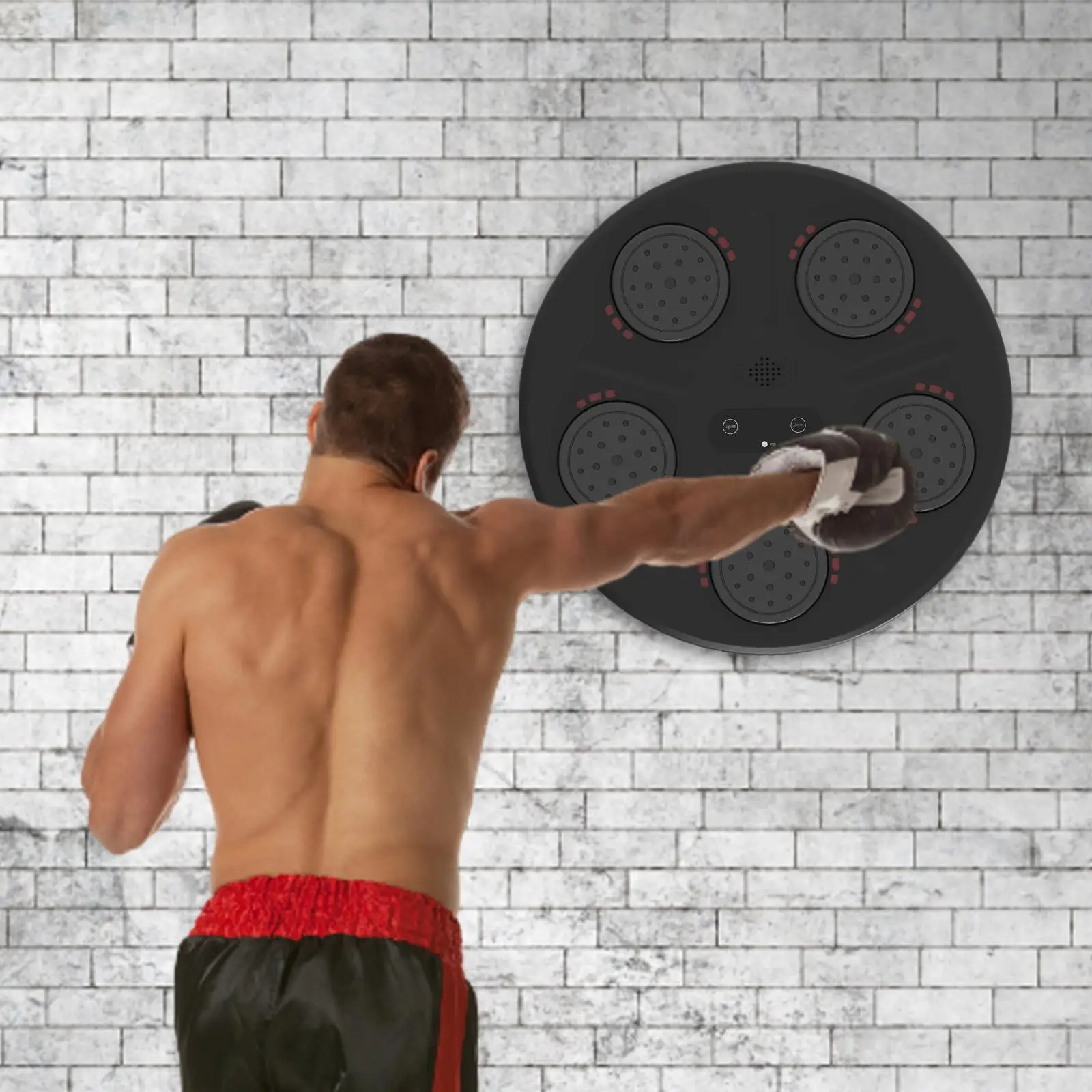 

Music Boxing Machine Electronic Workout Wall Mount Punching Tester Musical Target Boxing Equipment Improves Speed Reaction Times
