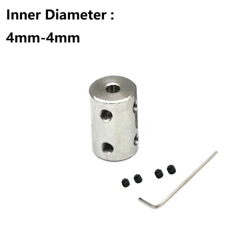 Rigid Shaft Coupling Motor Connector Sleeve 4mm/5mm/6mm/8mm/10mm Rigid Shaft Coupling 45# Steel Exceptional Performance