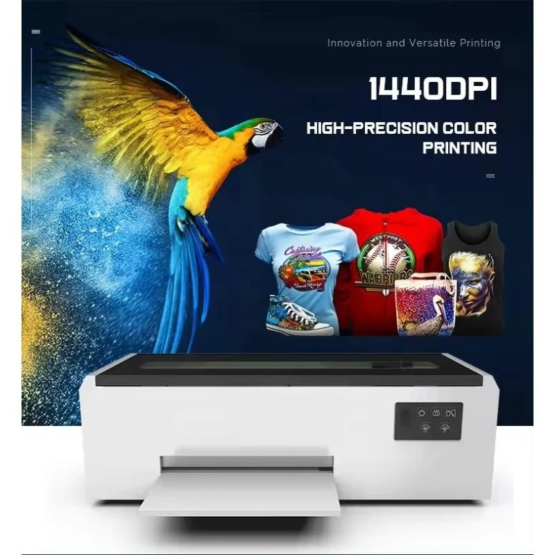 Фото Автоматический струйный принтер DTF формата A4, новый, для печати на футболках, тканях и коже №3