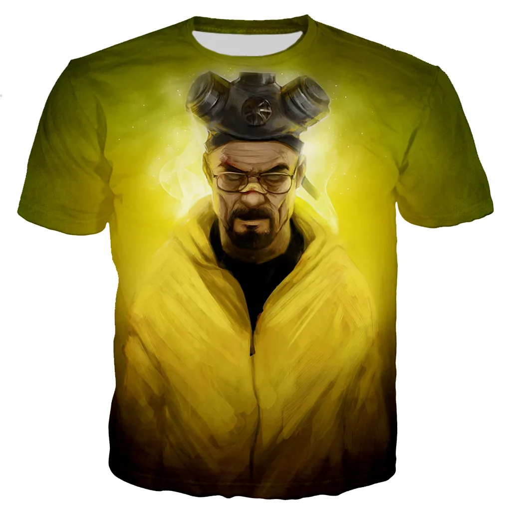 

Горячая Распродажа 2023, новая модная крутая футболка с 3D принтом во все тяжкие для мужчин и женщин, Повседневная стильная футболка футболки хип хоп, Прямая поставка