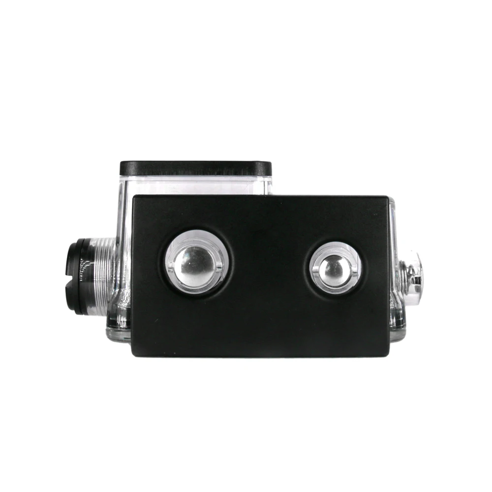 Экшн-камера с двумя экранами водонепроницаемая защитой от пыли