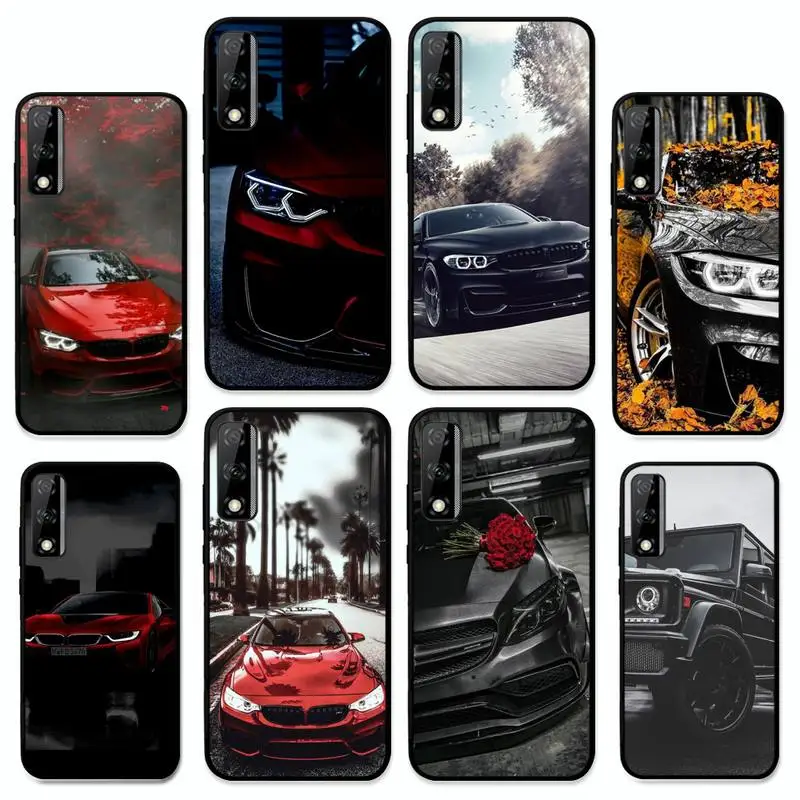 

Blue Red- Sport car Phone Case For Huawei Y9 Y8 Y6 Prime Y7 Pro Y8s Y5 Mate 20 Pro 10 lite Cover