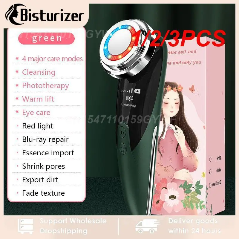 

1/2/3 шт., ультразвуковой Увлажняющий Массажер для лица