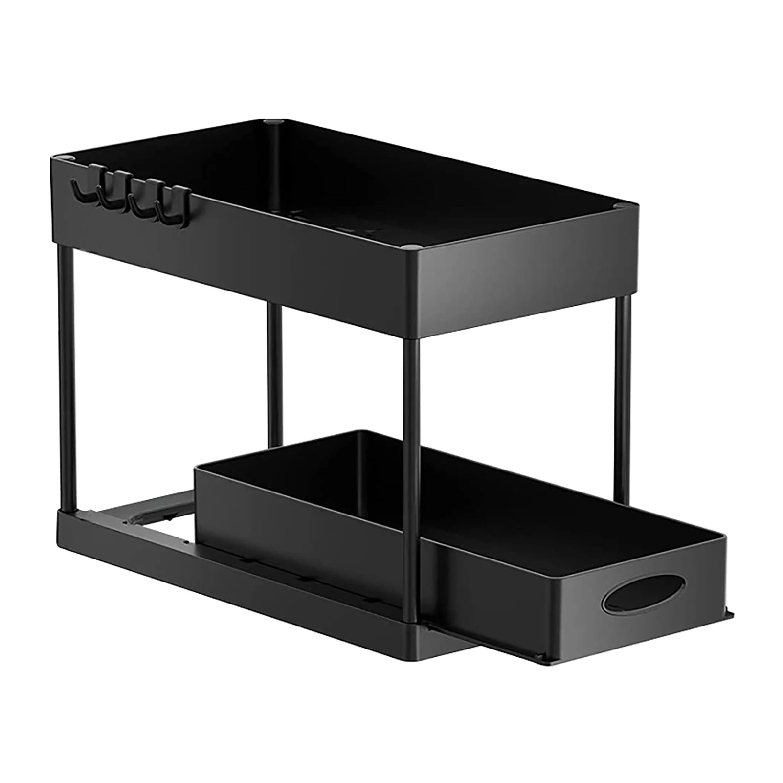

Cabinet Detachable Under Sink Organizer Bathroom Multi Purpose Home Use Collection Cooking With Hook For Kitchen Space Saving