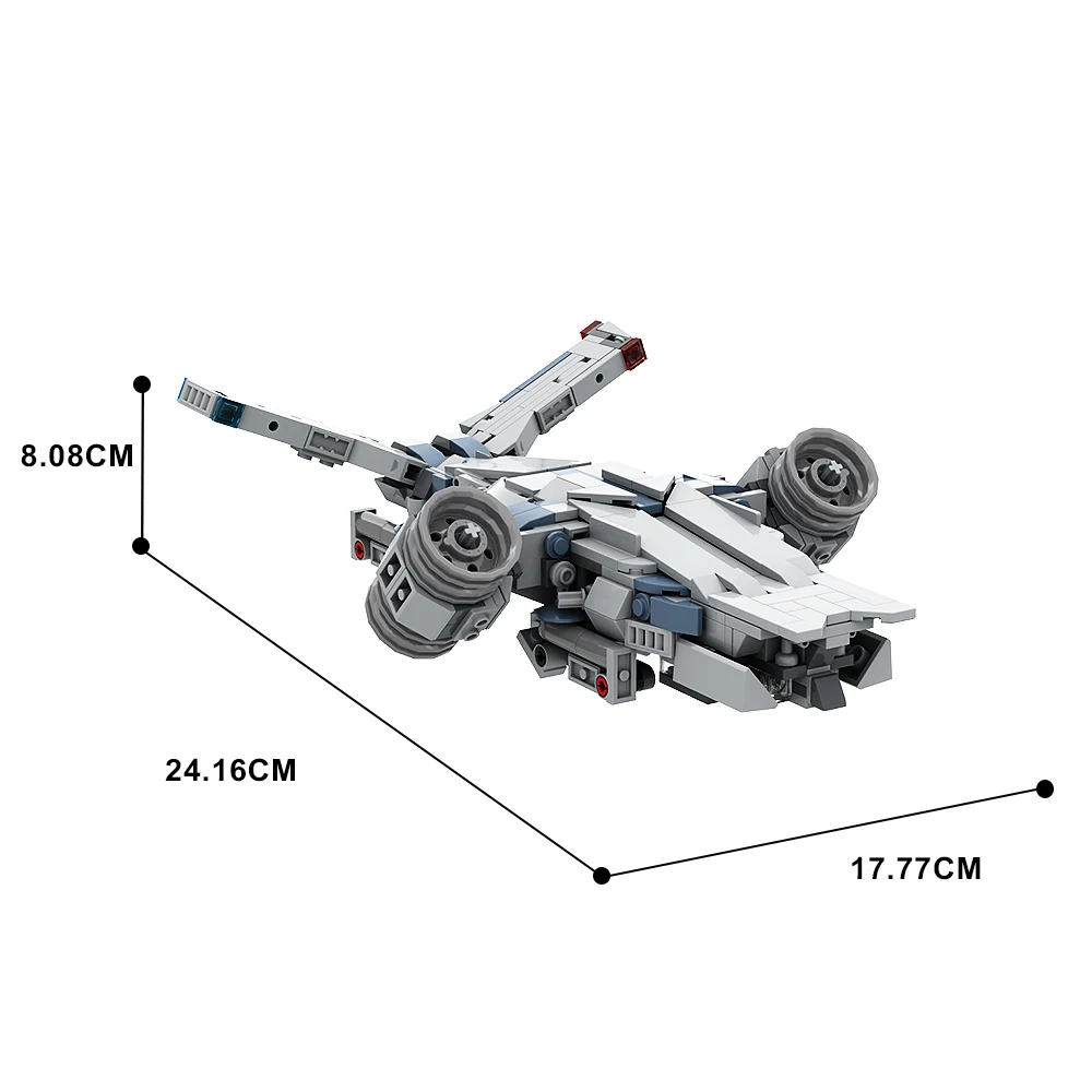 MOC Терминатор 2 охотник убийца битвы строительные блоки авиационный самолет