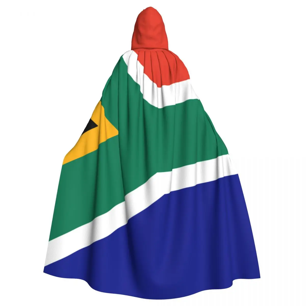 

Hooded Cloak Unisex Cloak with Hood South Africa Flag Cloak Vampire Witch Cape Cosplay Costume