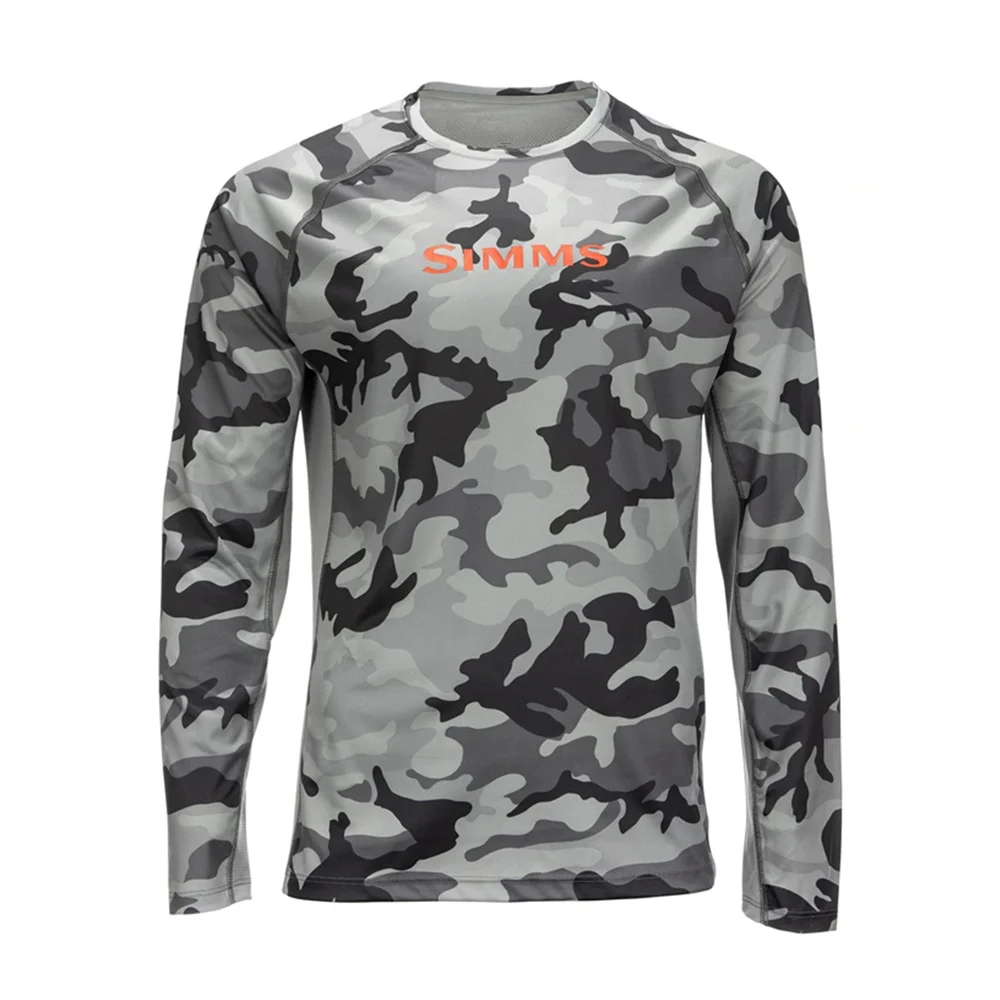 2022 Men's Fishing Camouflage Long Sleeve Upf Shirts UV Protection Fly Fishing Shirt Camisa De Pesca Com Proteção Uv Clothing