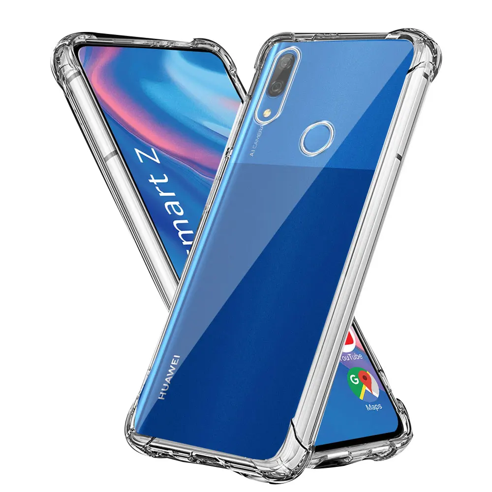 Чехол для Huawei P smart Z противоударные чехлы телефонов Силиконовый мягкий