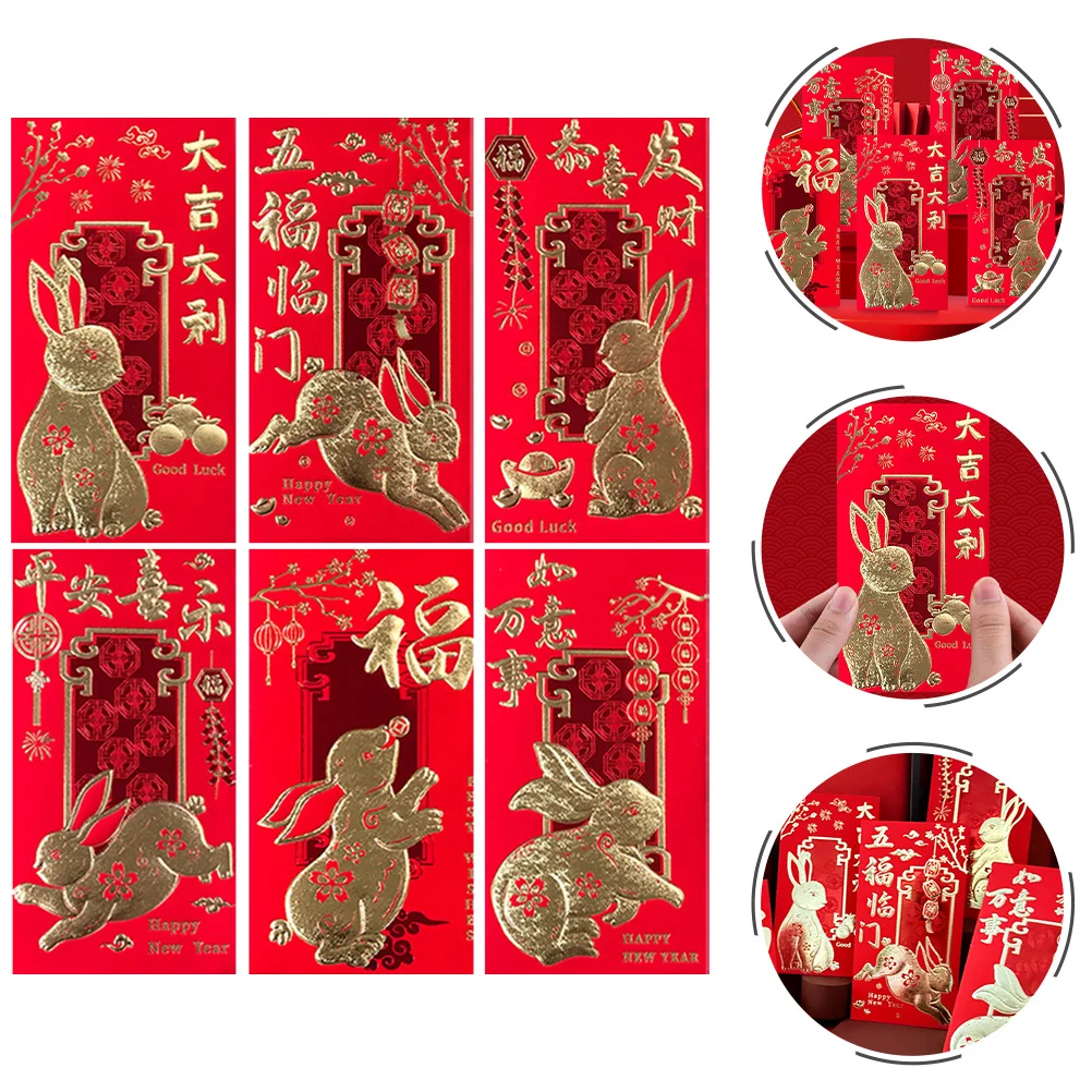 

Red Packet Moneyspring Festival Envelope Luck Cartoon Packets New Yearparty Ceremony Pouch