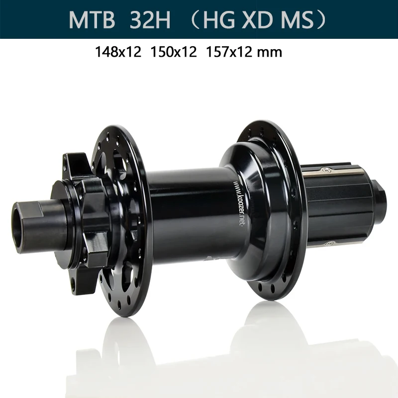 Фото Koozer 550 Цельный велосипед Cr-Mo со стальной осью MTB AM/FR/DH 12x148 мм 12x150 мм 12x157 мм Super Boost HG XD MS 12S 32H Велосипедные ступицы №1