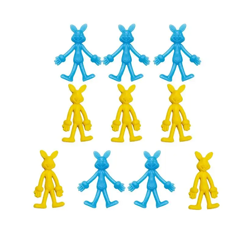 

10 шт., Игрушечный Кролик-катапульта