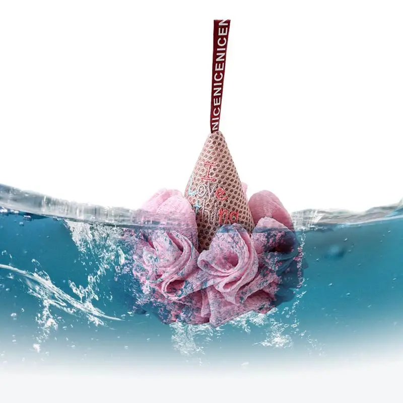 

Multi-color Soft Mesh Bath Sponge Balls Body Skin Exfoliating Scrubbers Nylon Shower Bath Ball Bathroom Accessories