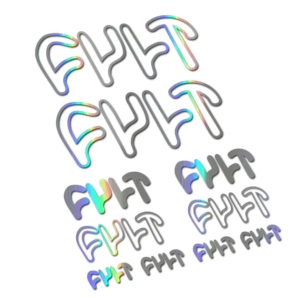 

Для CULT BMX велосипедная рама этикетки наклейки на велосипедный набор наклеек ﻿