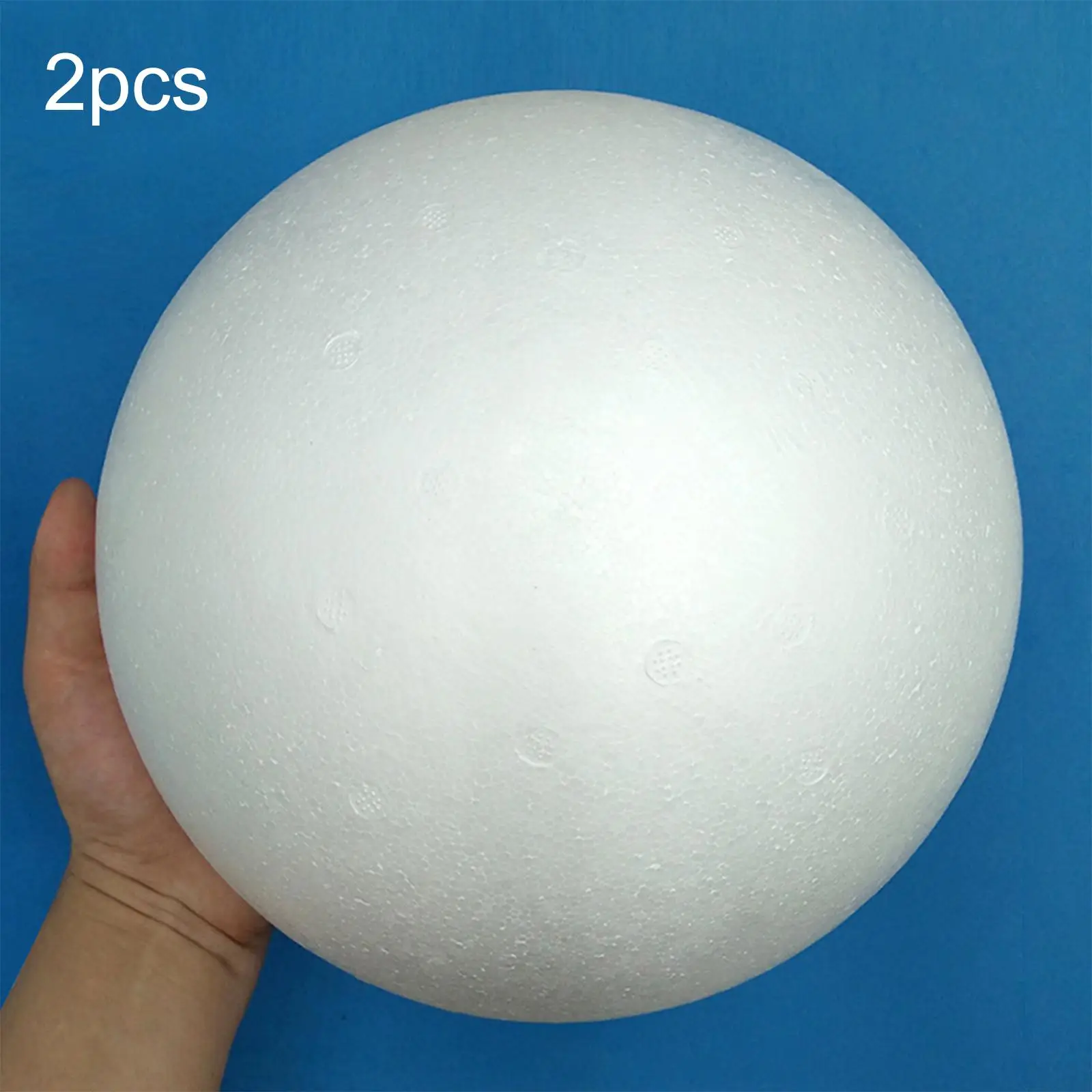 

2x Foam Ball Half Sphere School Supplies for DIY Crafts Christmas Household