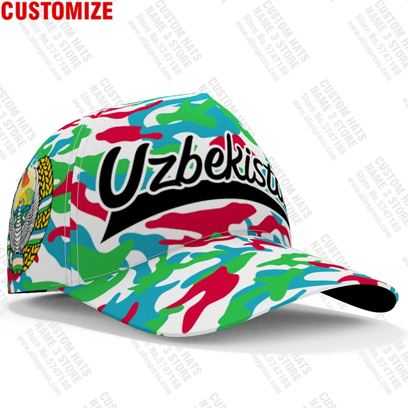 Бейсбольные кепки Узбекистана индивидуальный заказ логотип команды шляпы Uzb Country