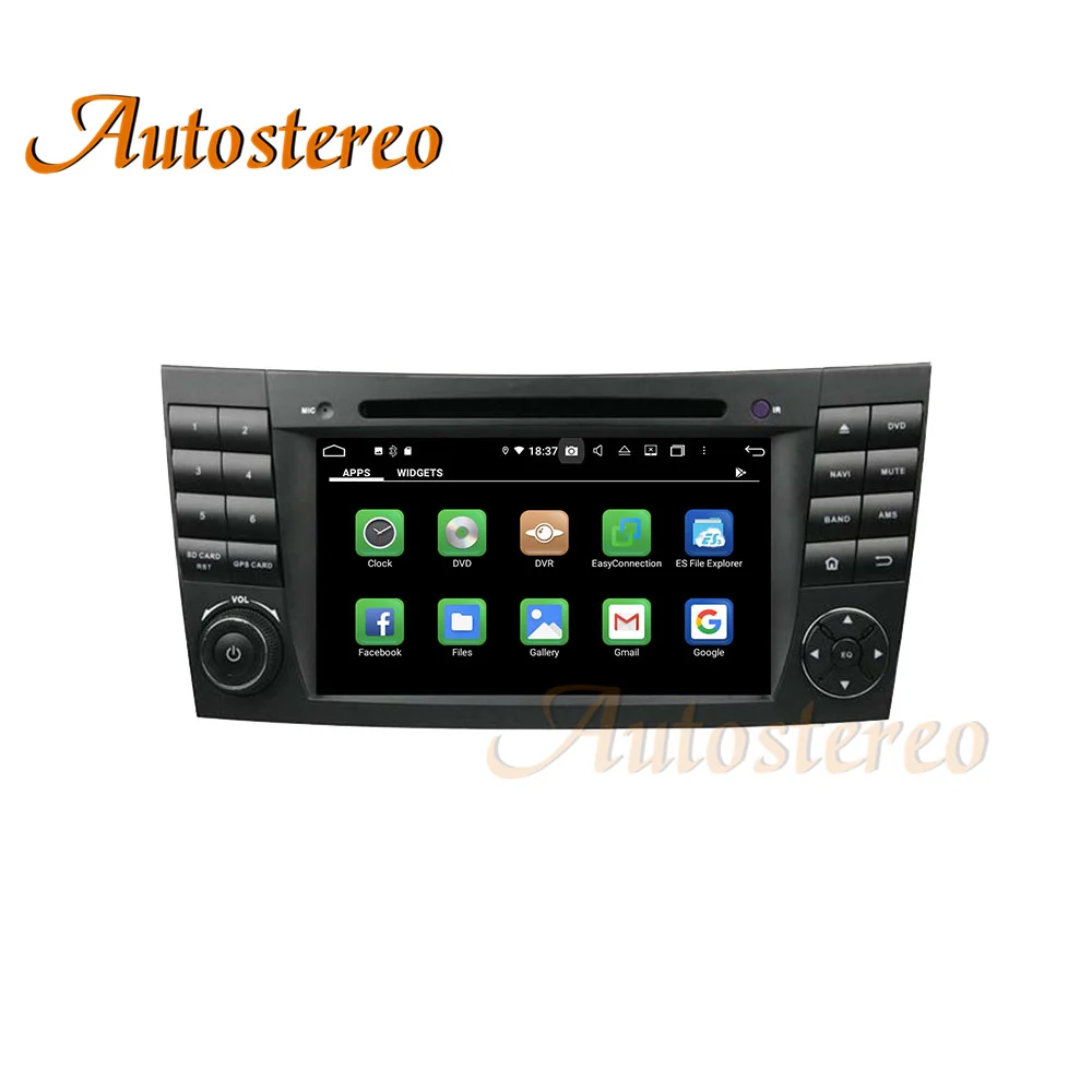 Android 13 128 ГБ Автомобильный радиоприемник Беспроводная Carplay GPS-навигация для Benz E-Class