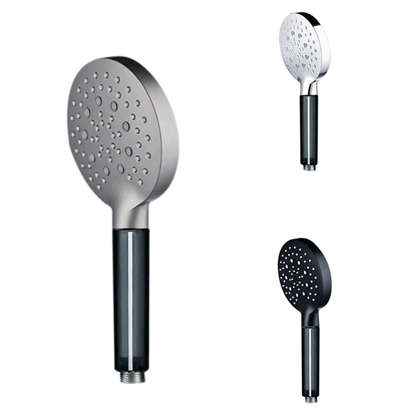 

Shower Head Bath Rainfall Water Saving Filter Large Panel 3 Gears Adjustable Faucet Nozzles Bathroom Accessories