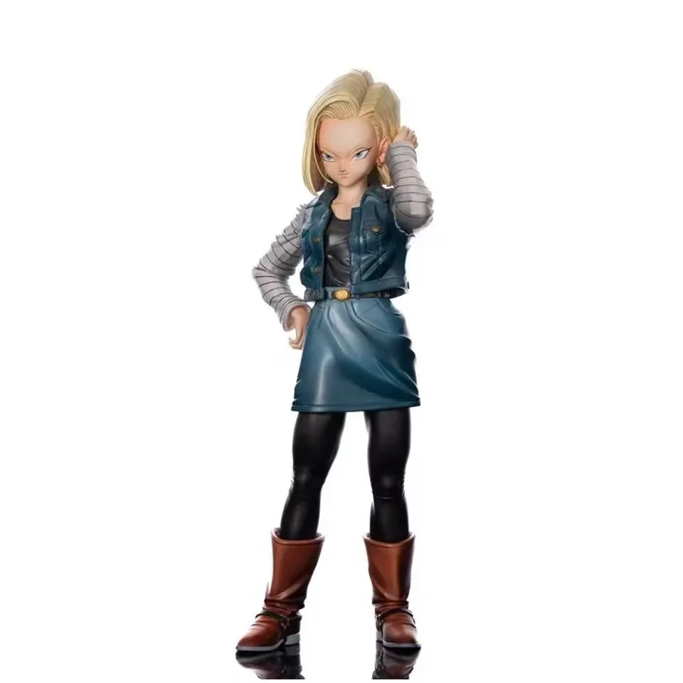 Фото Коллекционная фигурка VF Statue Anime Dragon Ball Z Андроид 18, 28 см/11,02 дюйма, ПВХ, модель для коллекции, игрушка, подарок №4