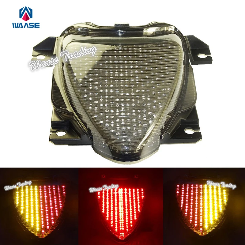 

waase For Suzuki Boulevard M109R VZR1800 M1800R 2006 2007 2008 2009-2016 E-Marked Tail Brake Turn Signals Integrated Led Light