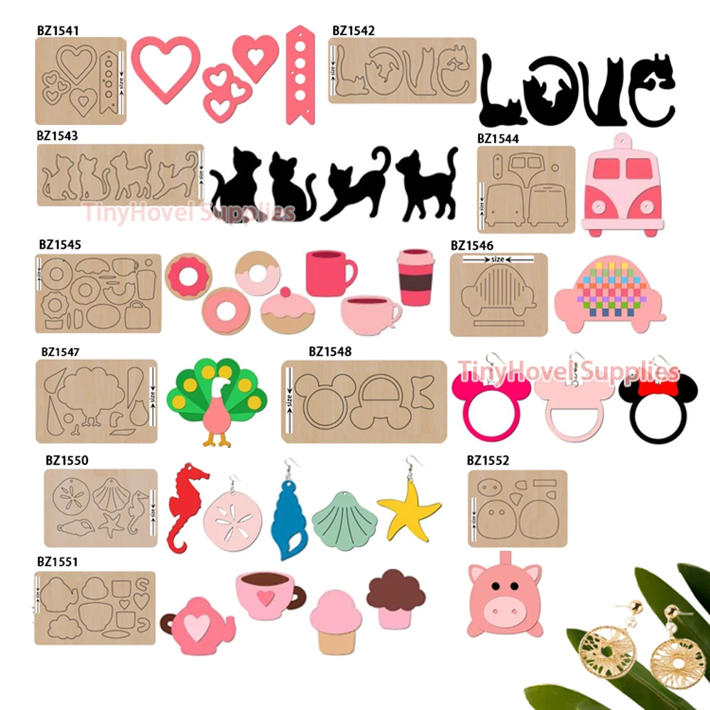 Очаровательные пресс-формы CAT Peacook, деревянная высечка, высечка для кожи, для высечки обычной кожи, машина для большого выстрела (BZ1270)