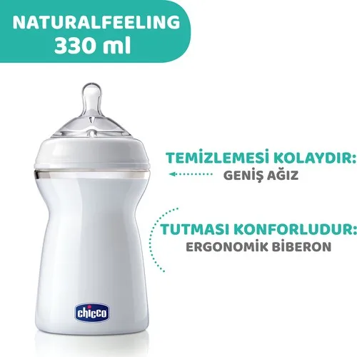 

Chicco Naturalfeeling Biberon 6 month + 330 ml