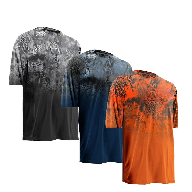

2024 Fishing Shirts Men Summer Outdoor Short Sleeve Fishing Jerseys Fish Apparel Protection Breathable Angling Clothing