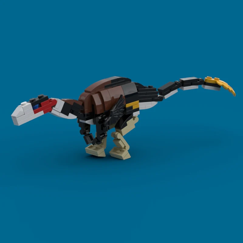 Фото Набор для сборки модульной модели динозавра Троодон из серии Creators Animal Series, конструктор MOC, развивающая игрушка для детей, подарок на праздники №2