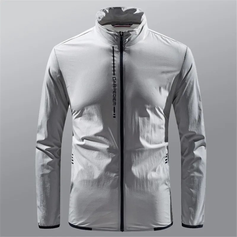 Golf clothing men's spring jacket 2023 fashion casual hooded windbreaker jacket men's coat zipper baseball jacket