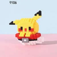 pokemon blocks pikachu little fire dragon frog seeds fat ding small particle assembly puzzle hands on childrens toys