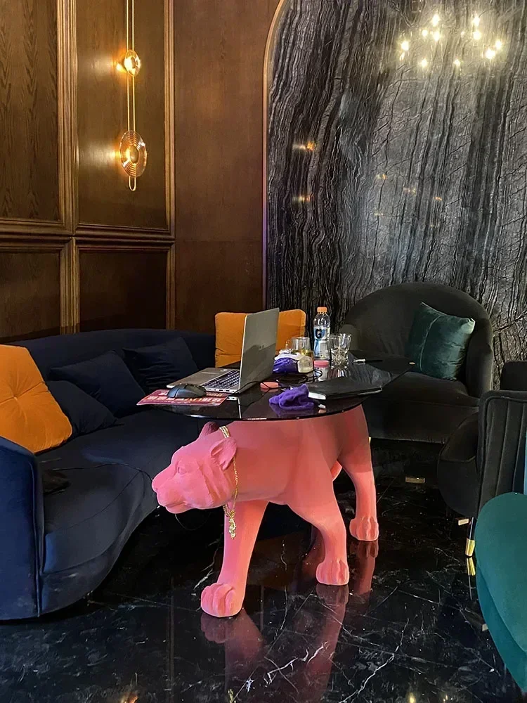 Для роскошных леопардовых журнальных столиков мебели для гостиной центрального