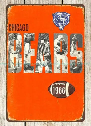 Винтажный интерьер футбол 1966 медиа-руководство металлический жестяной знак