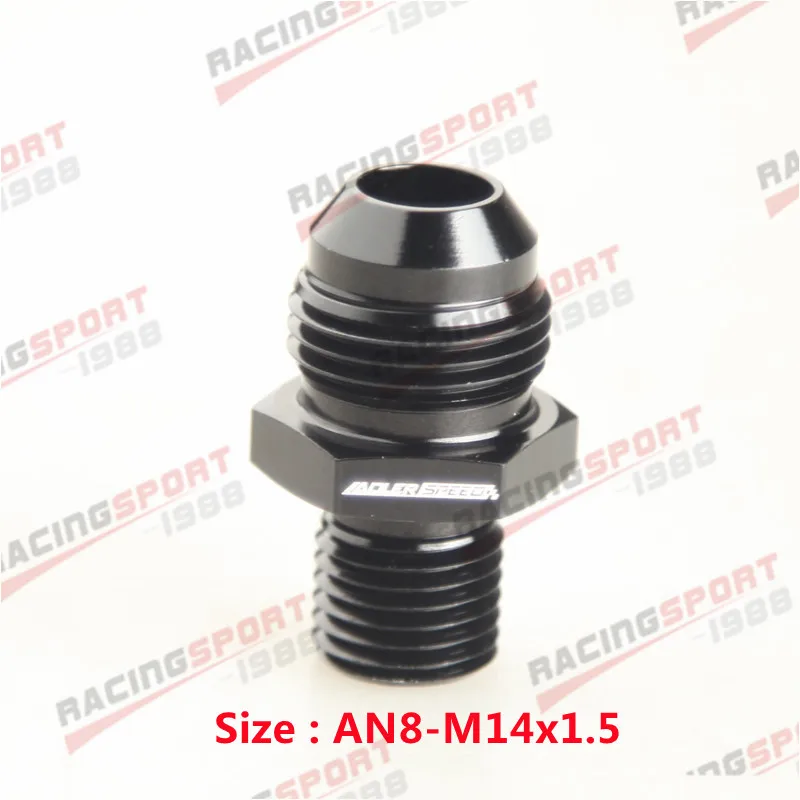 

ADLERSPEED AN8 AN10 AN12 до M10/M12/M14/M16/M18x1,5 резьба прямой фитинг для топливного мазутного воздушного шланга мужской адаптер автомобильные аксессуары