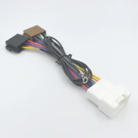 car radio iso adapter connecter cable harness for mitsubishi asx challenger lancer outlander pajero 2007 2008 2009 peugeot 4007
