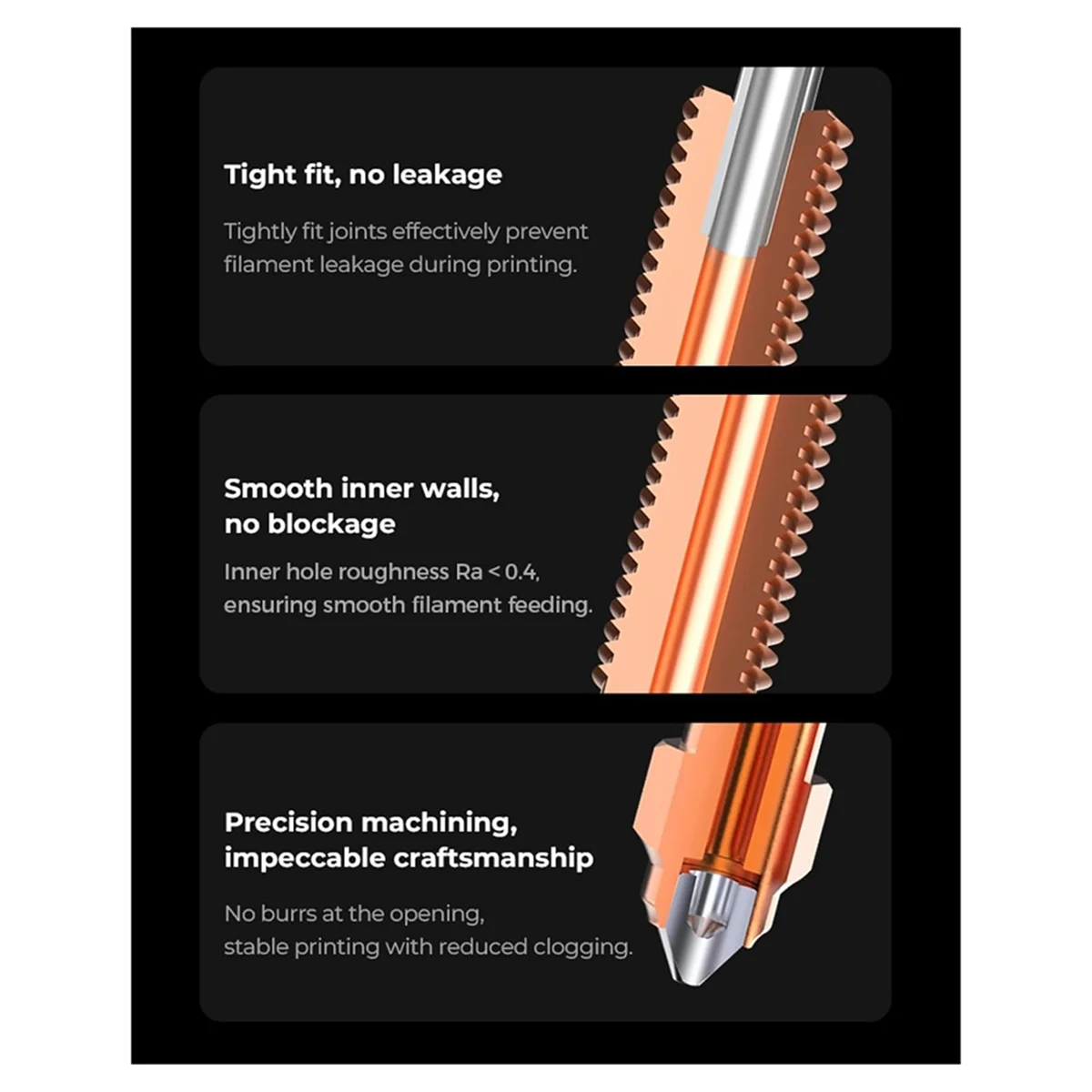 Керамический комплект Hotend K1 — быстросменное сопло цельнометаллический