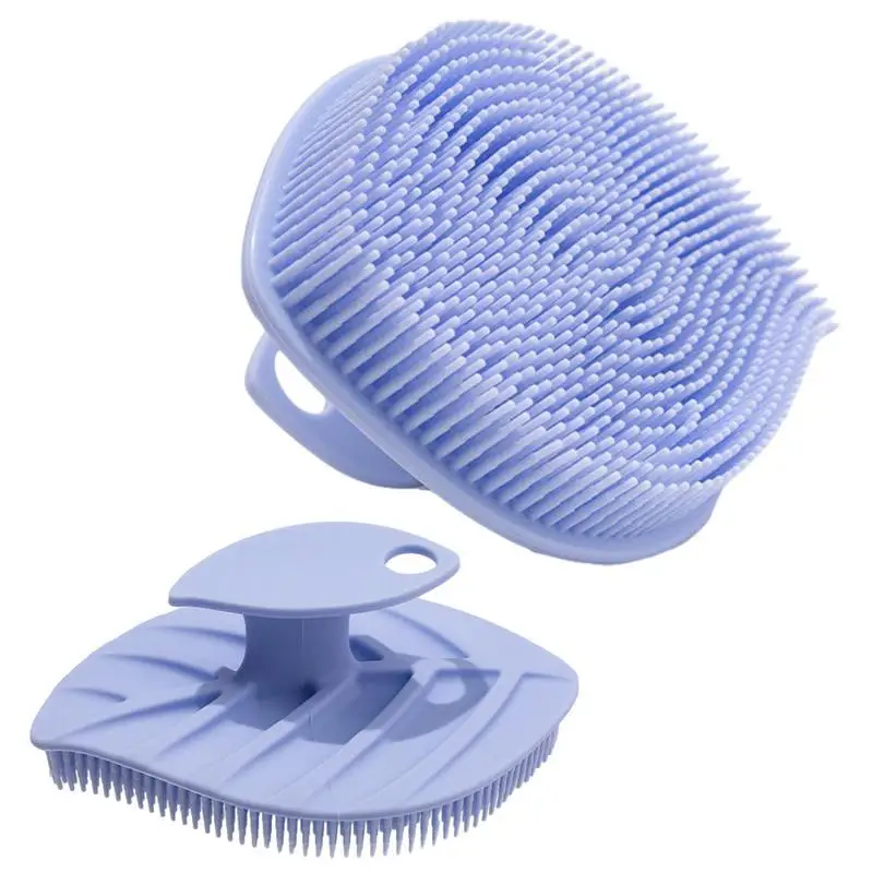 Силиконовая щетка для ванны в форме листа мягкий скребок тела удобная душа