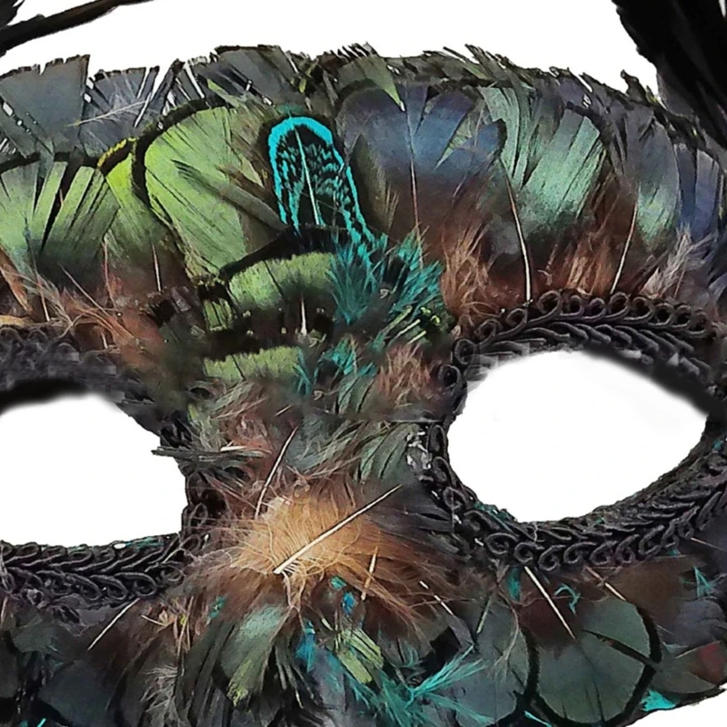 Маска на Хэллоуин с клювом Венецианская маска Полумаска для лица Маскарадная