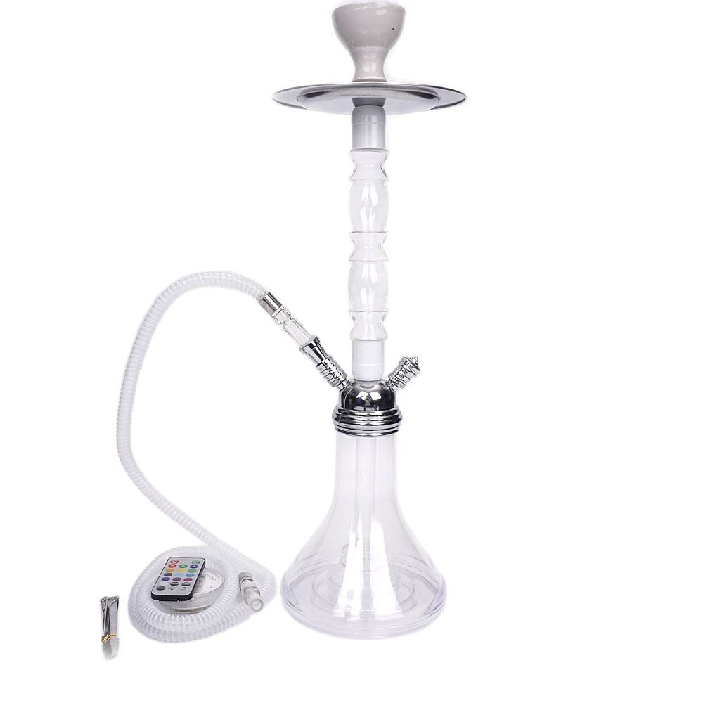 

DEJAYA Acrylic Hookah Set Cachimba Shisha Pipe LED Light Tuyau Gout Chicha Complete Waterpijp Nargile Narguile Sisha Accessories