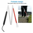 Портативная Алюминиевая Складная палочка для слепых прогулок с нарушениями зрения