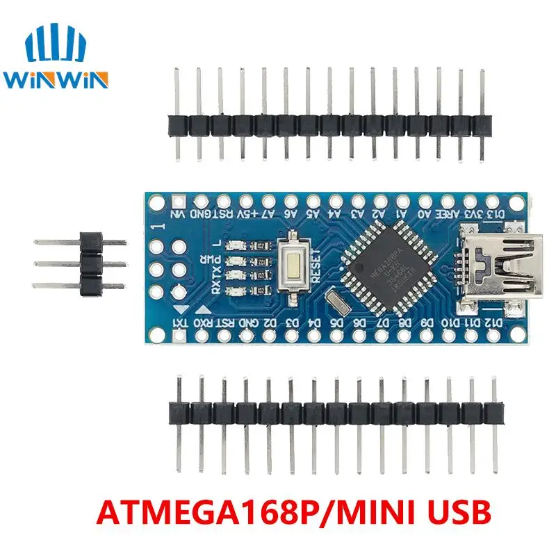 Nano Mini/Micro USB с Загрузчиком совместимый контроллер V3 для arduino CH340 драйвер 16 МГц v3.0