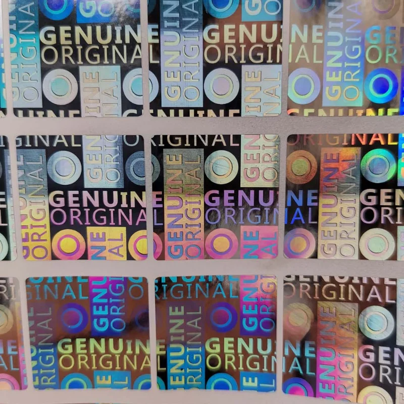 Оригинальные голограммные наклейки этикетка с гарантией анти-фальшивые